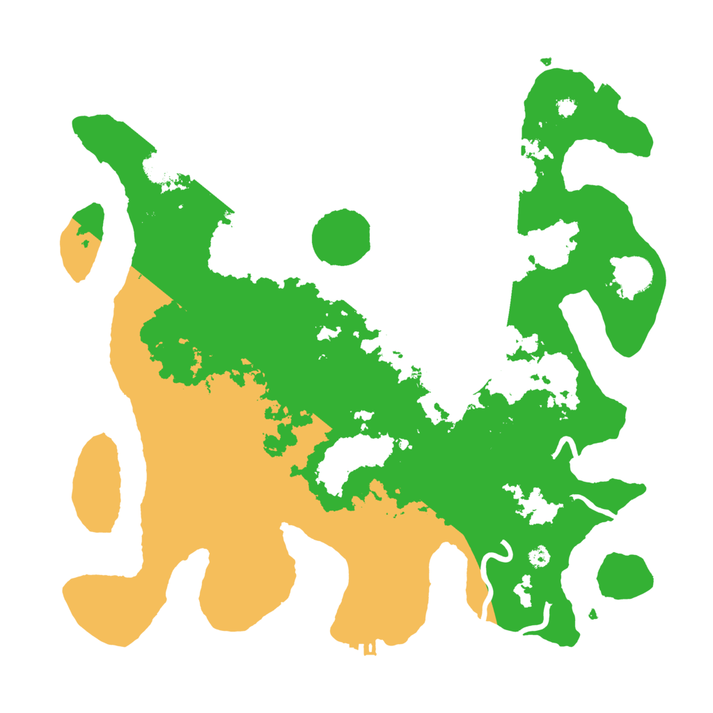 Biome Rust Map: Procedural Map, Size: 3500, Seed: 286