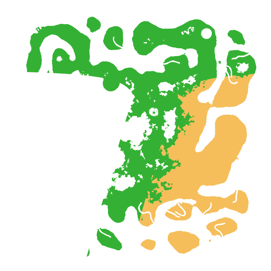 Biome Rust Map: Procedural Map, Size: 4500, Seed: 4123664