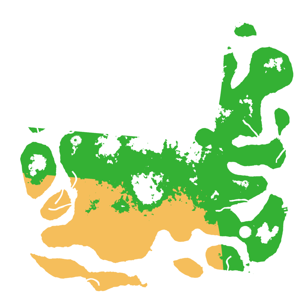 Biome Rust Map: Procedural Map, Size: 4500, Seed: 3040192