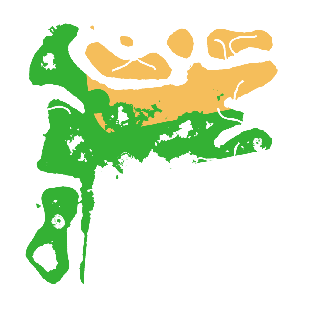 Biome Rust Map: Procedural Map, Size: 3500, Seed: 42053