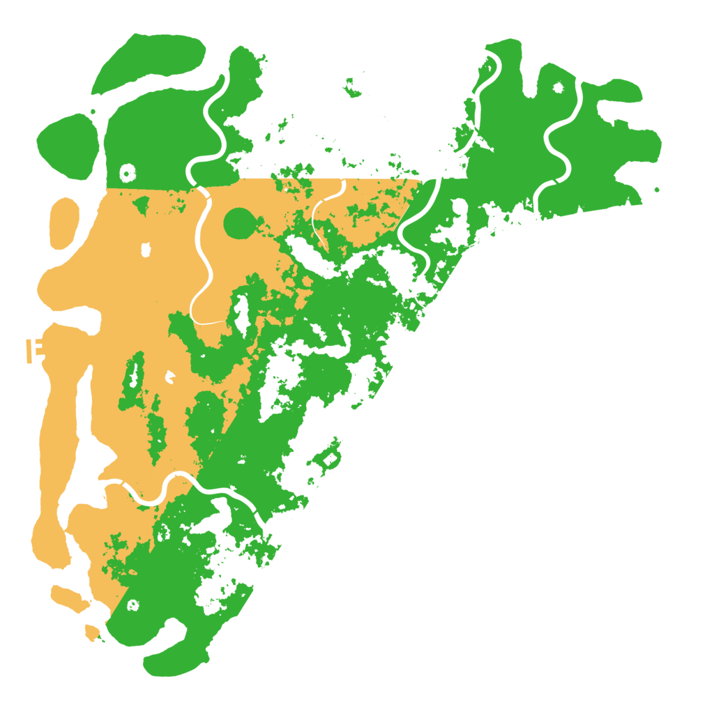 Biome Rust Map: Procedural Map, Size: 6000, Seed: 37689342