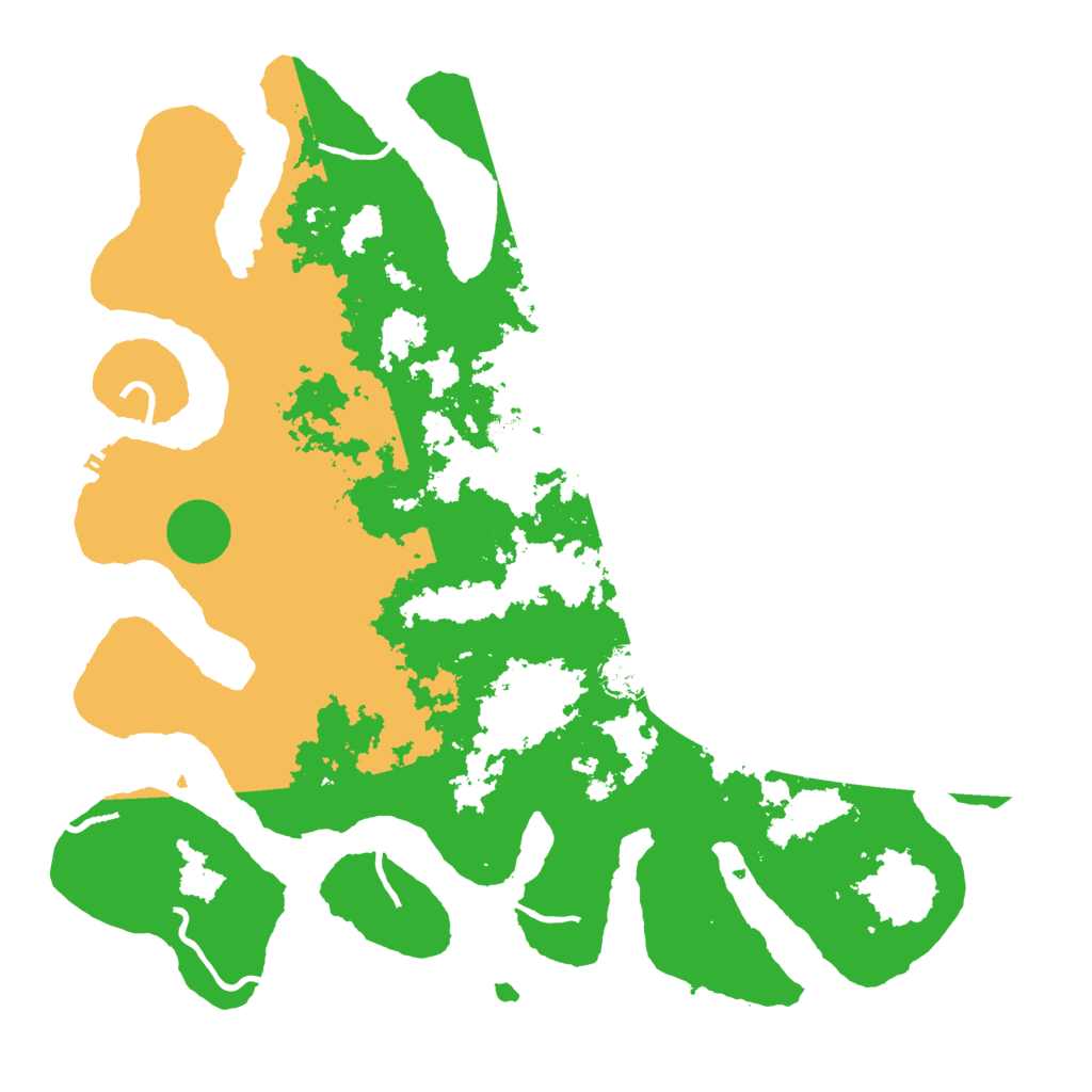 Biome Rust Map: Procedural Map, Size: 4500, Seed: 5491171