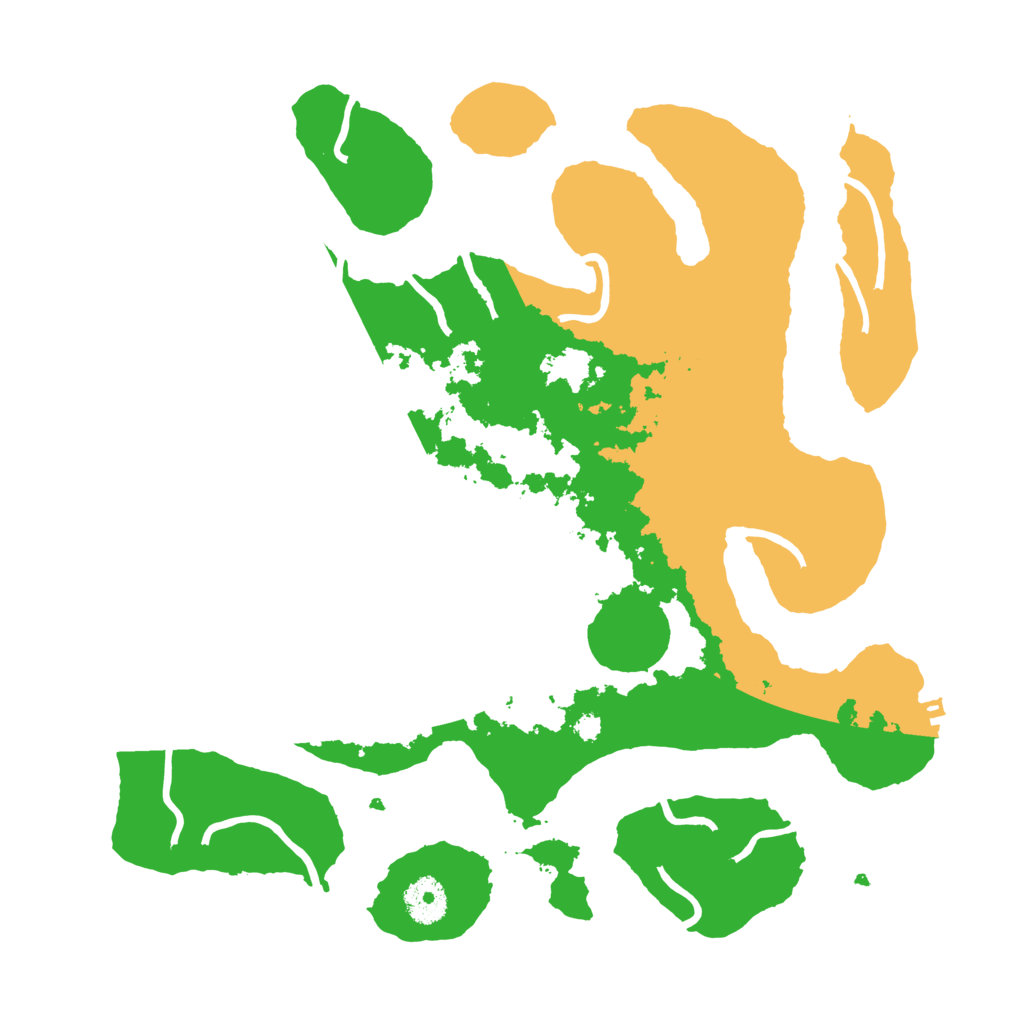 Biome Rust Map: Procedural Map, Size: 3500, Seed: 1113489