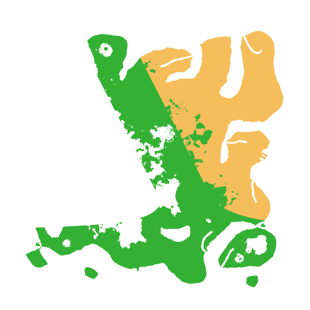 Biome Rust Map: Procedural Map, Size: 3500, Seed: 867654351