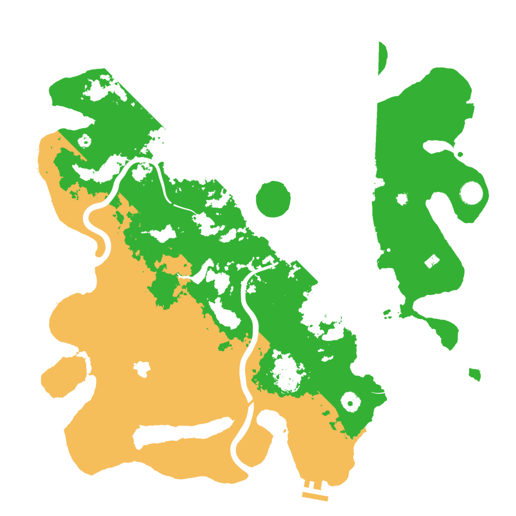 Biome Rust Map: Procedural Map, Size: 4000, Seed: 249576