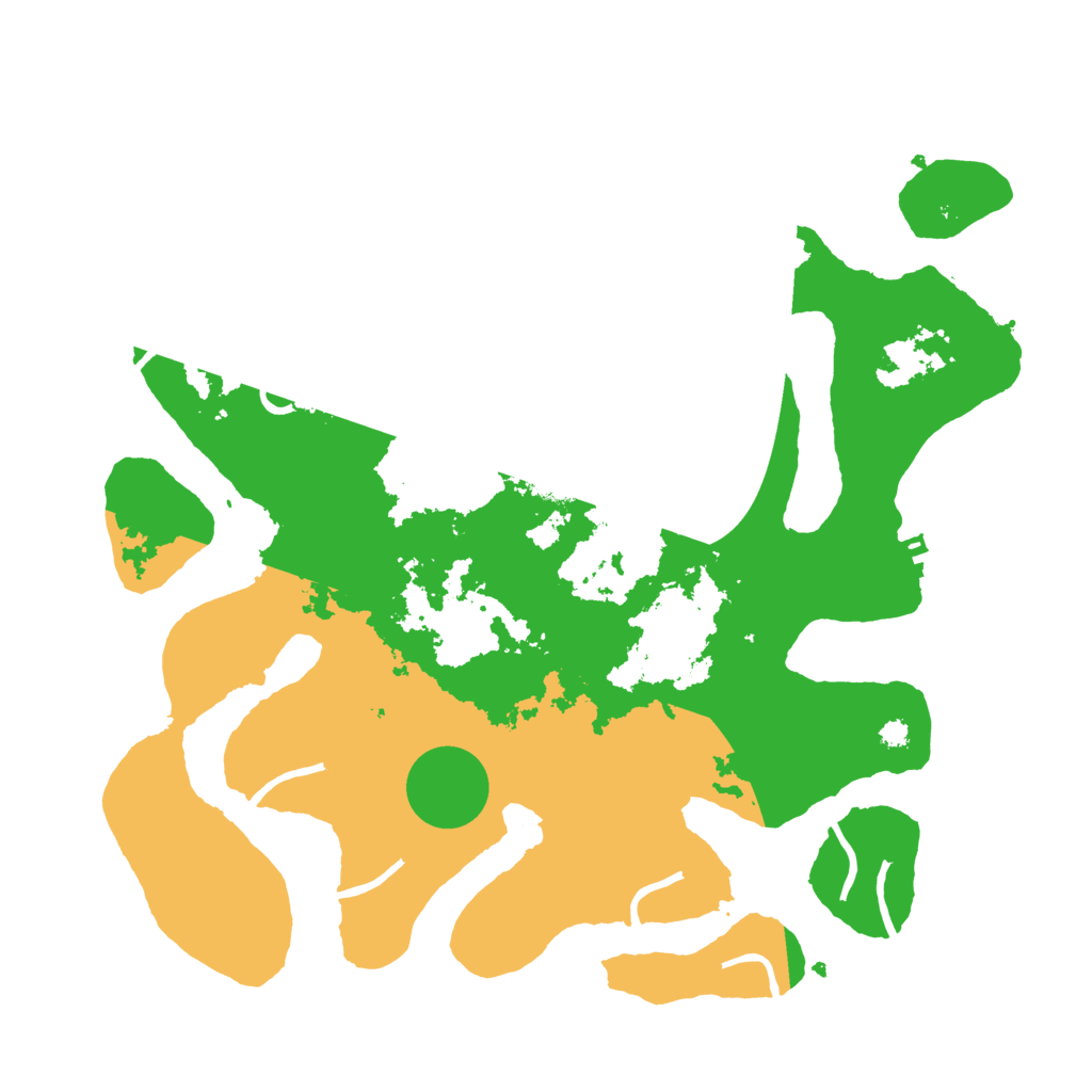 Biome Rust Map: Procedural Map, Size: 3500, Seed: 4953960