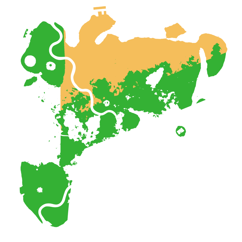 Biome Rust Map: Procedural Map, Size: 3950, Seed: 1742156162