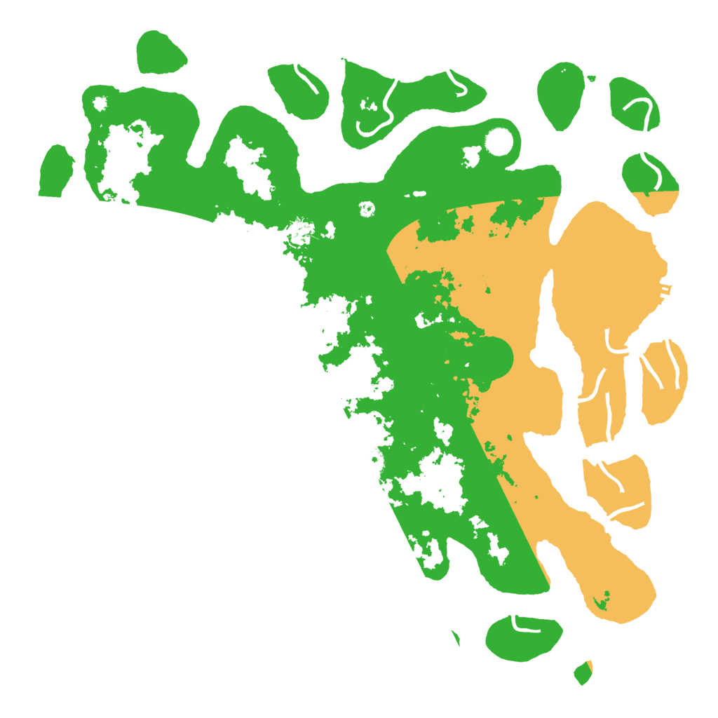 Biome Rust Map: Procedural Map, Size: 4500, Seed: 2968814
