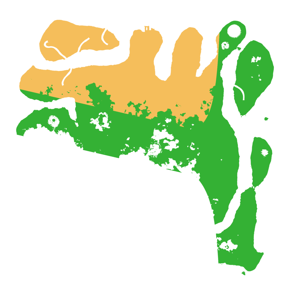 Biome Rust Map: Procedural Map, Size: 4000, Seed: 154197383