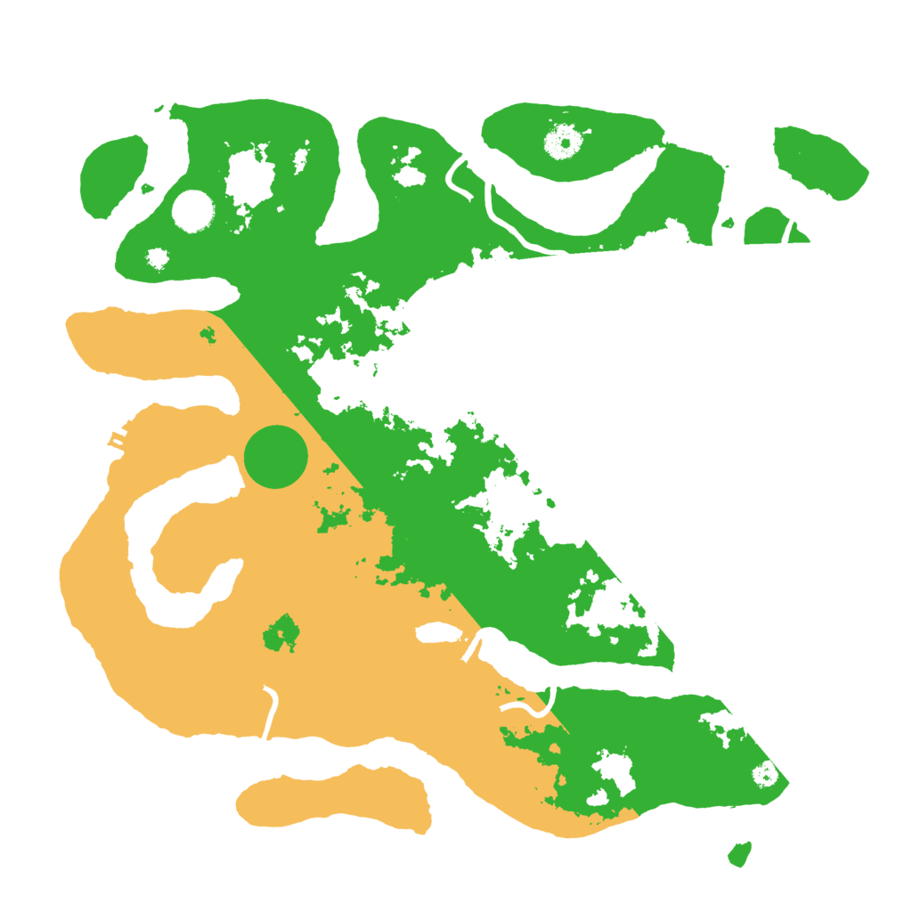 Biome Rust Map: Procedural Map, Size: 3850, Seed: 6095615