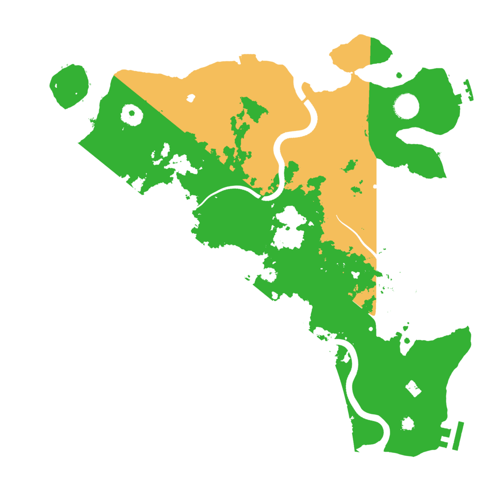 Biome Rust Map: Procedural Map, Size: 3500, Seed: 1423020683