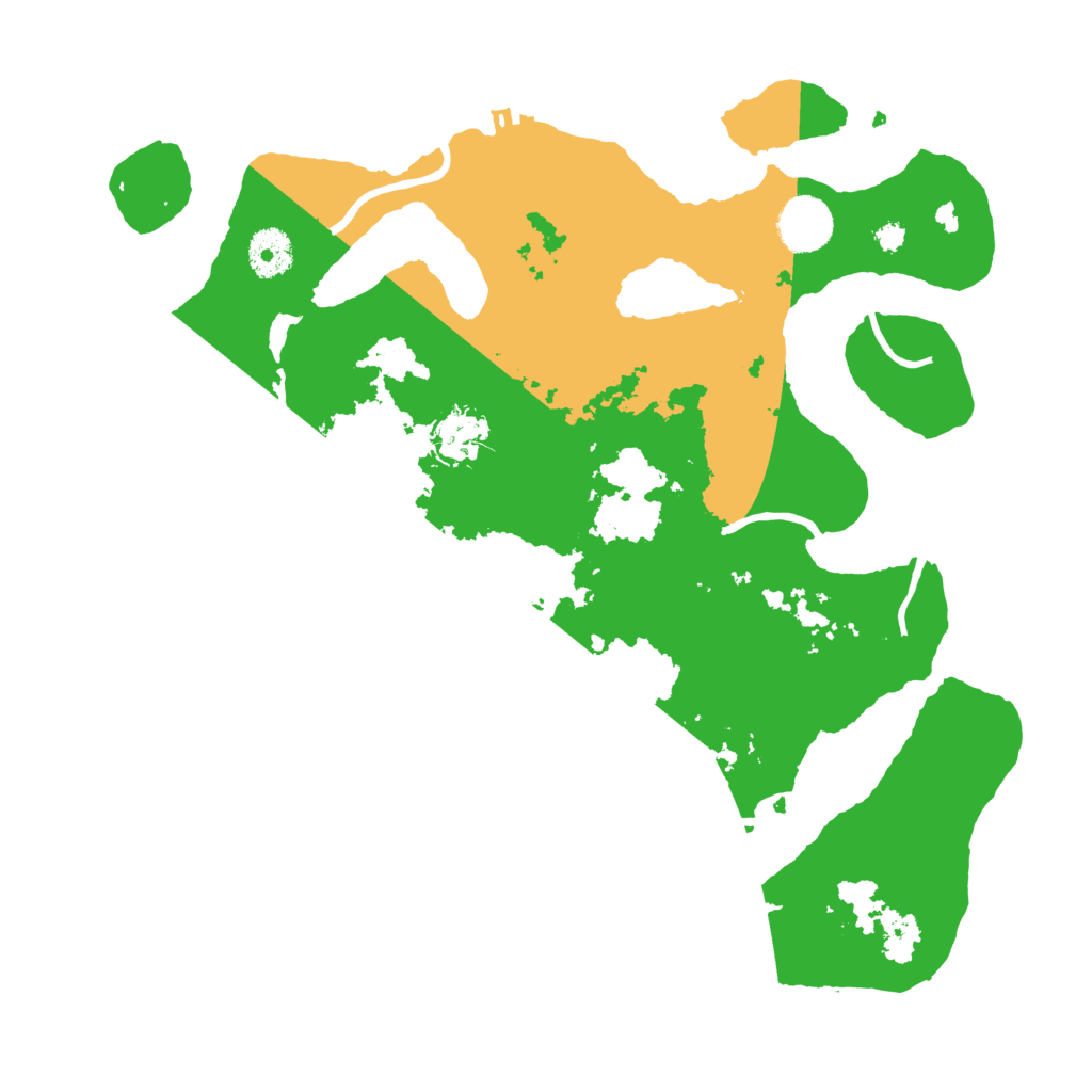 Biome Rust Map: Procedural Map, Size: 3500, Seed: 1423020683