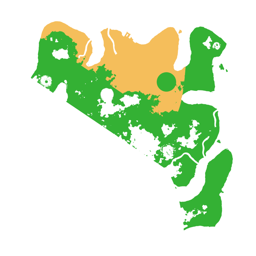 Biome Rust Map: Procedural Map, Size: 3500, Seed: 4589034