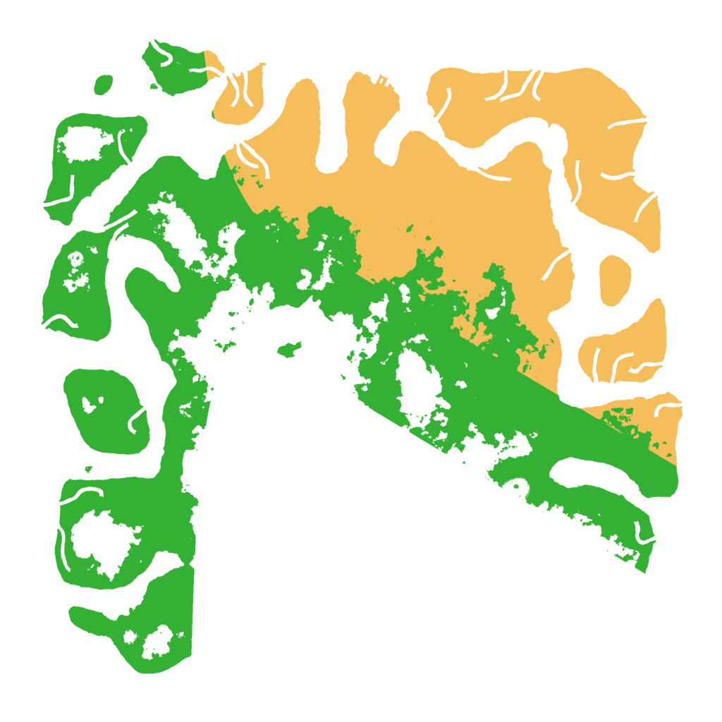 Biome Rust Map: Procedural Map, Size: 5000, Seed: 30322