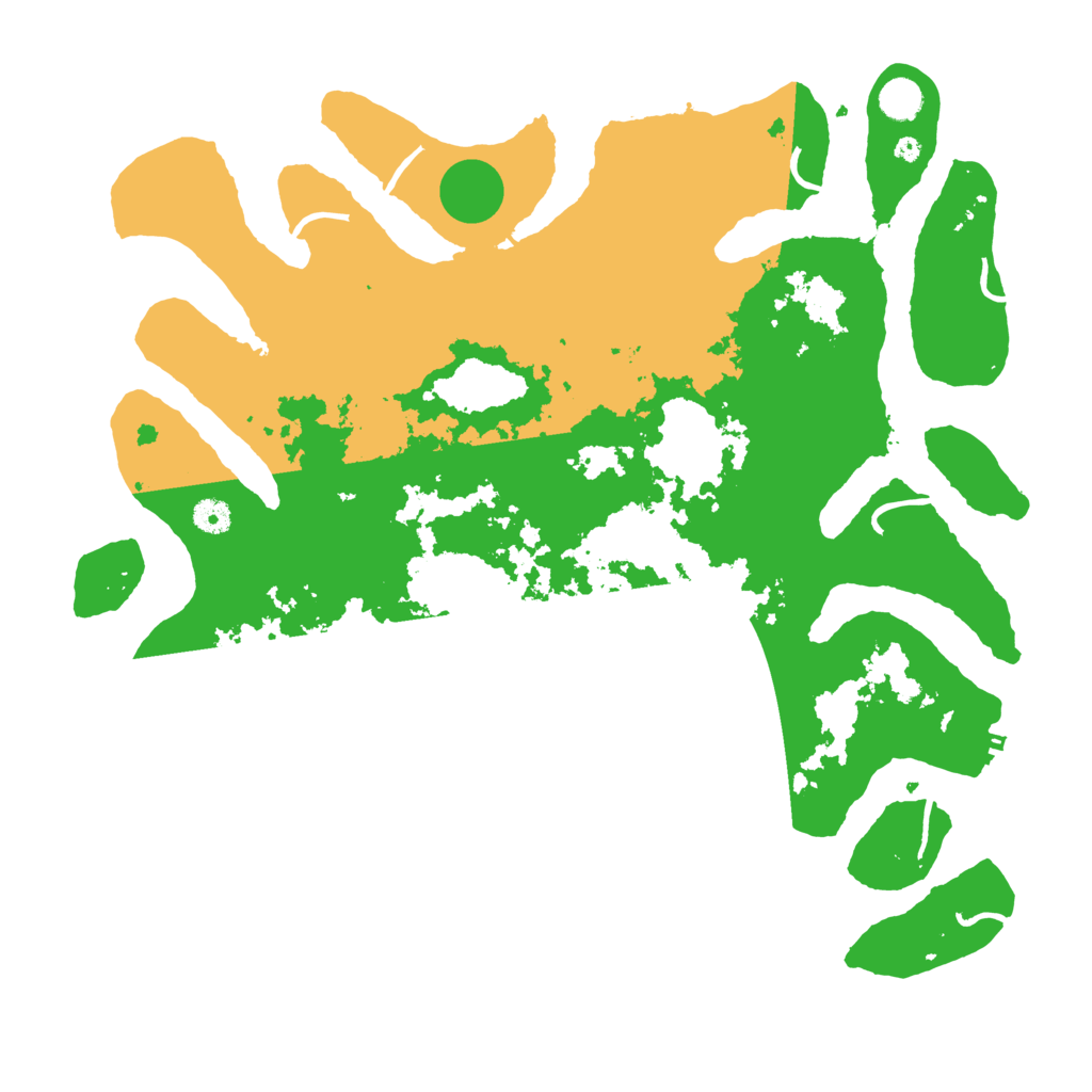 Biome Rust Map: Procedural Map, Size: 4500, Seed: 499848