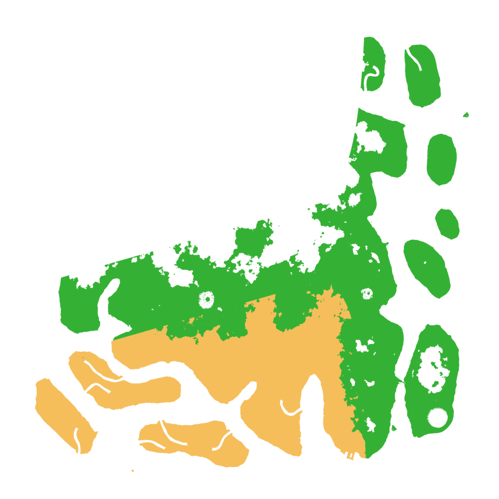 Biome Rust Map: Procedural Map, Size: 4500, Seed: 3465778