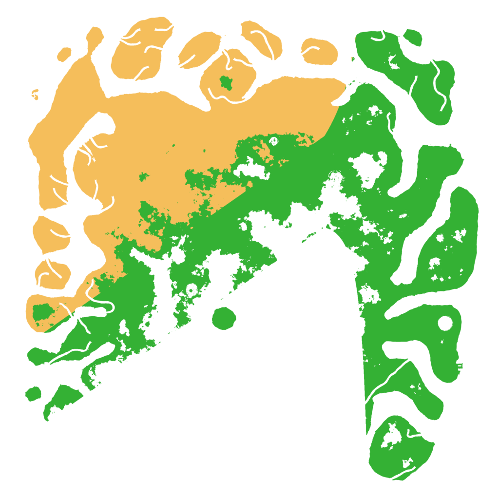 Biome Rust Map: Procedural Map, Size: 6000, Seed: 2398