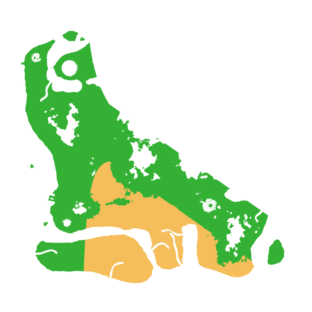 Biome Rust Map: Procedural Map, Size: 3500, Seed: 1432787744