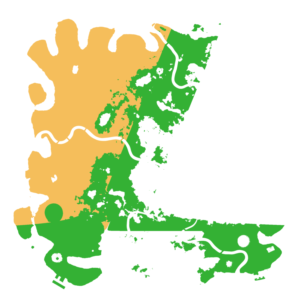 Biome Rust Map: Procedural Map, Size: 4500, Seed: 4404530