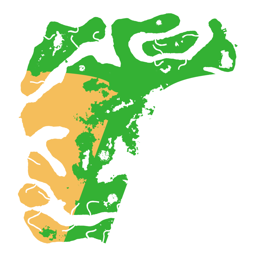 Biome Rust Map: Procedural Map, Size: 4500, Seed: 3048909