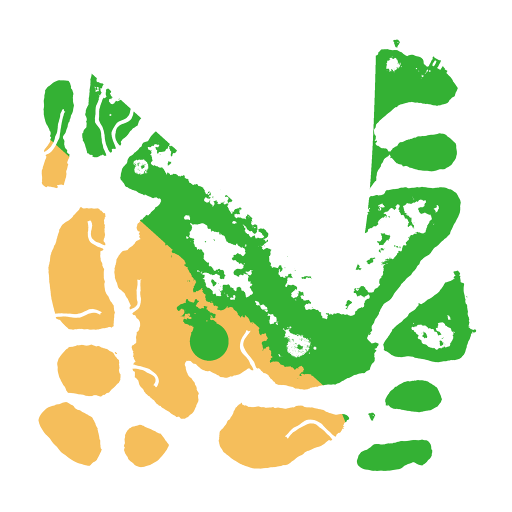 Biome Rust Map: Procedural Map, Size: 3500, Seed: 1810786065