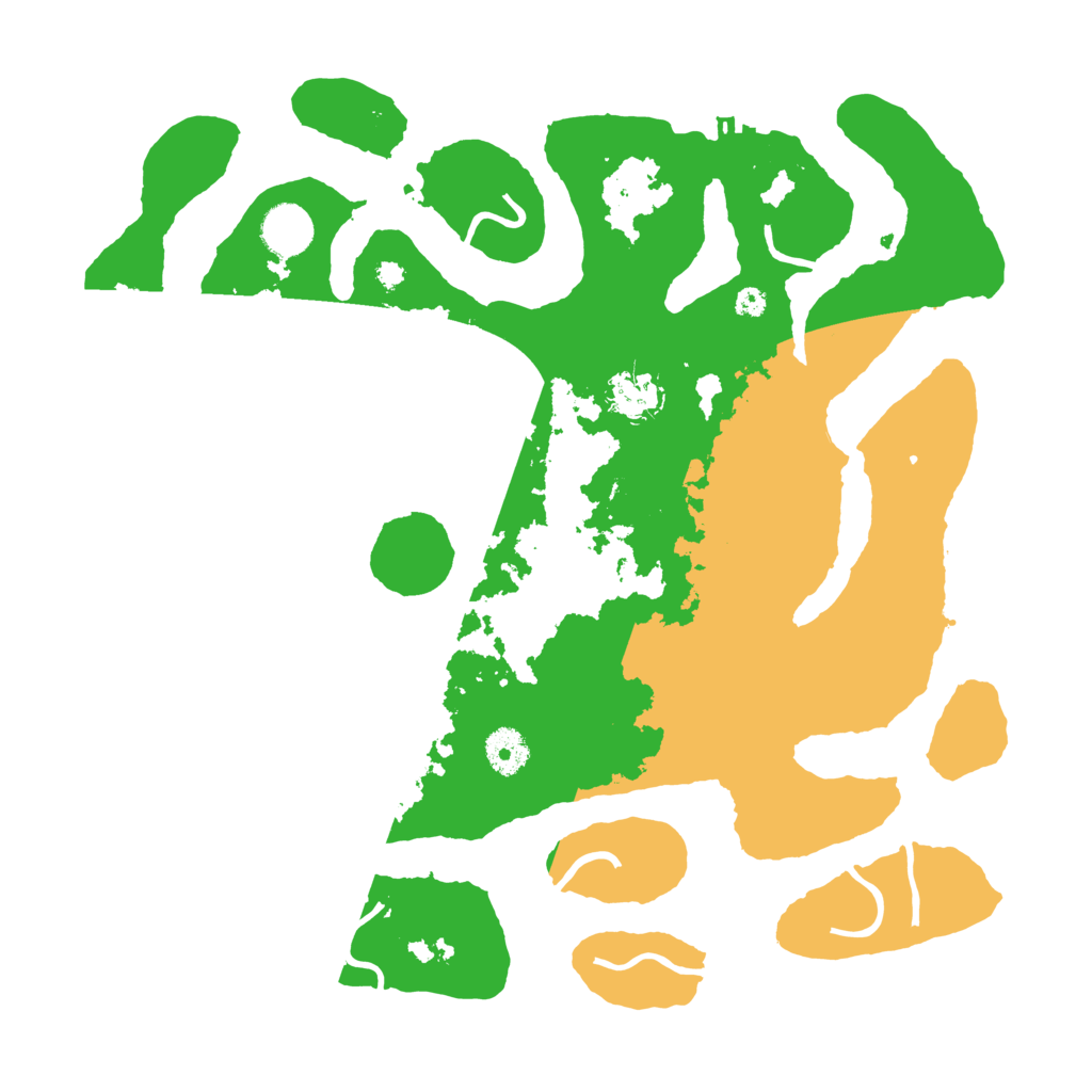 Biome Rust Map: Procedural Map, Size: 3700, Seed: 506740501