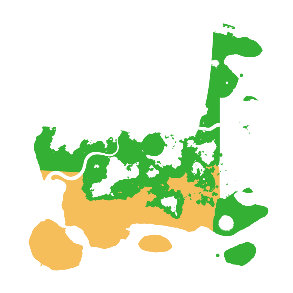 Biome Rust Map: Procedural Map, Size: 3500, Seed: 4965