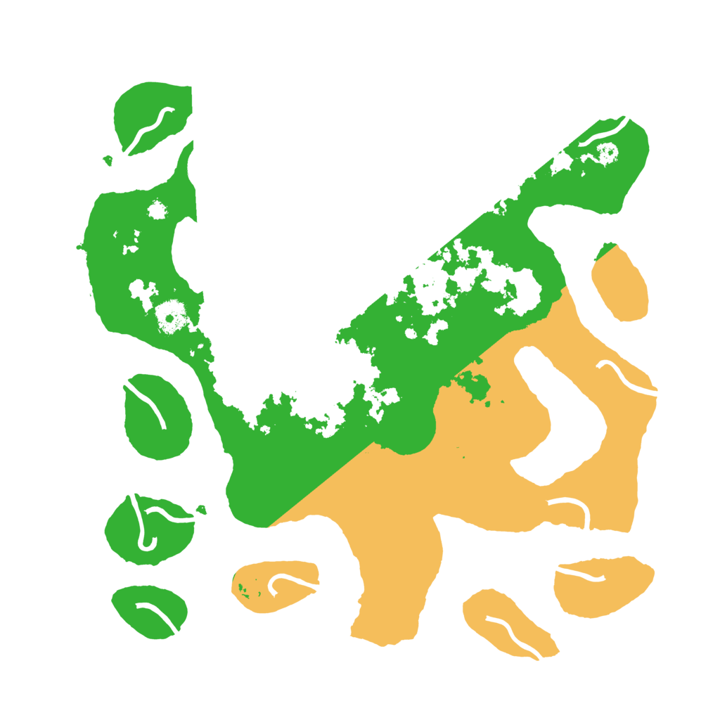 Biome Rust Map: Procedural Map, Size: 3500, Seed: 5480473