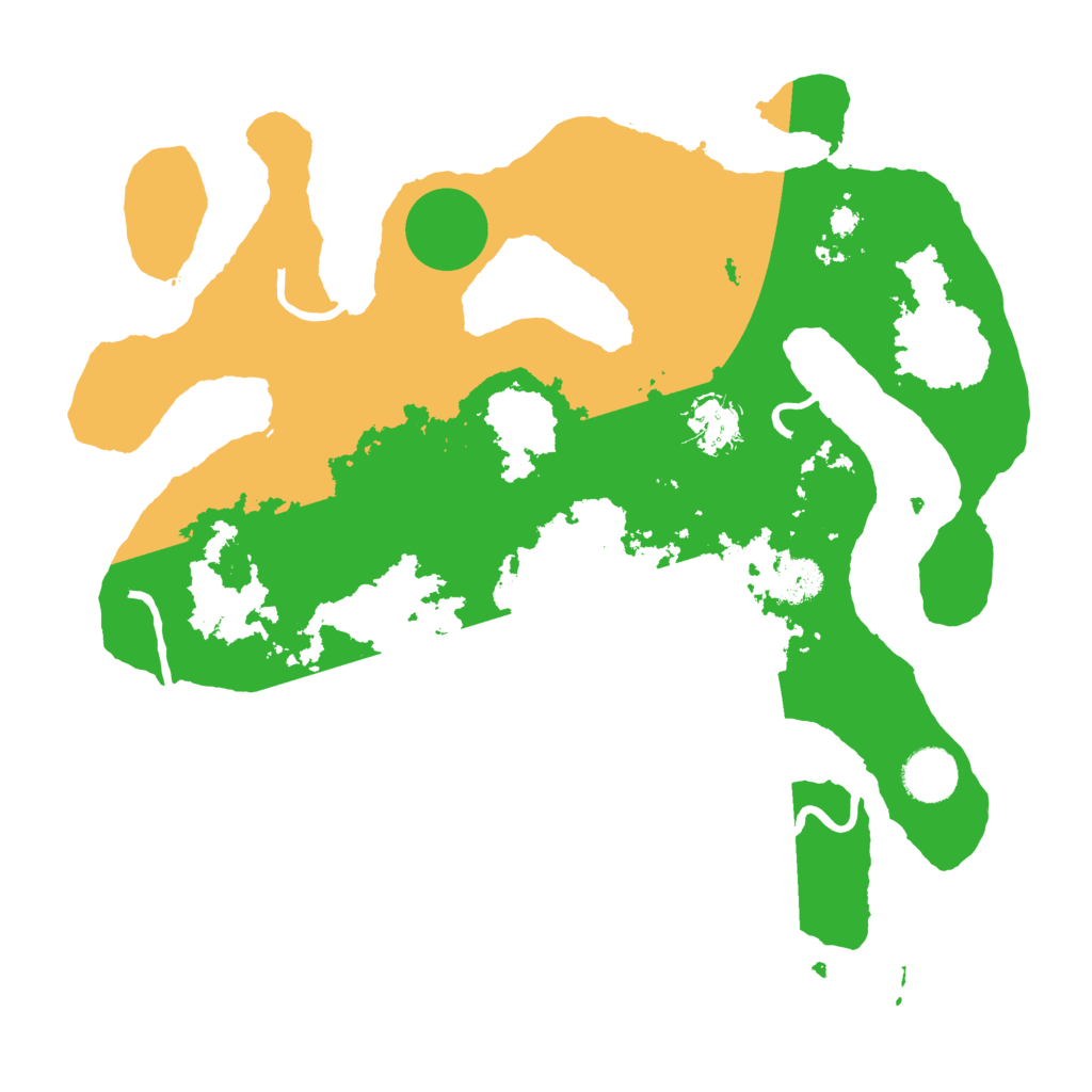 Biome Rust Map: Procedural Map, Size: 3500, Seed: 486302300