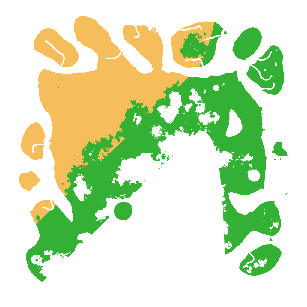 Biome Rust Map: Procedural Map, Size: 4500, Seed: 3355820