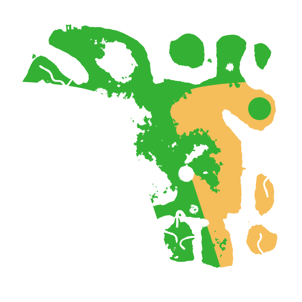 Biome Rust Map: Procedural Map, Size: 3500, Seed: 6906664