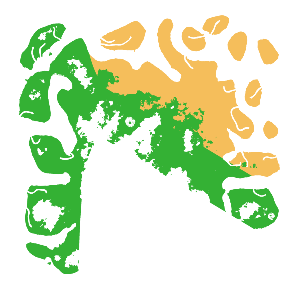 Biome Rust Map: Procedural Map, Size: 4500, Seed: 30322