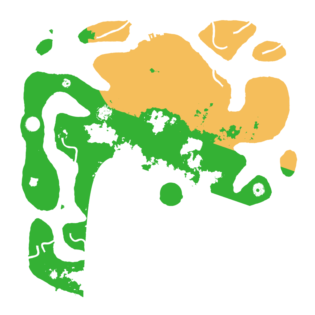 Biome Rust Map: Procedural Map, Size: 3800, Seed: 220223