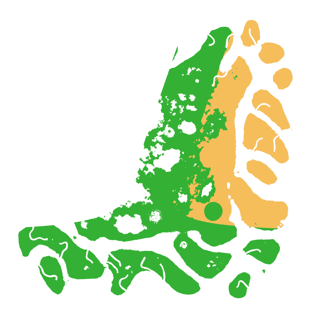 Biome Rust Map: Procedural Map, Size: 4500, Seed: 677799