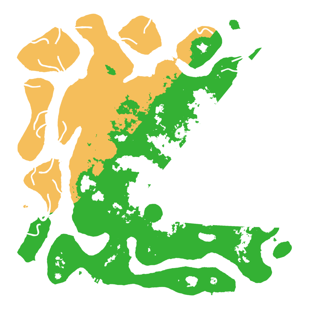 Biome Rust Map: Procedural Map, Size: 4500, Seed: 6120774