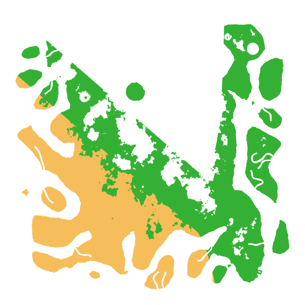 Biome Rust Map: Procedural Map, Size: 4500, Seed: 537957