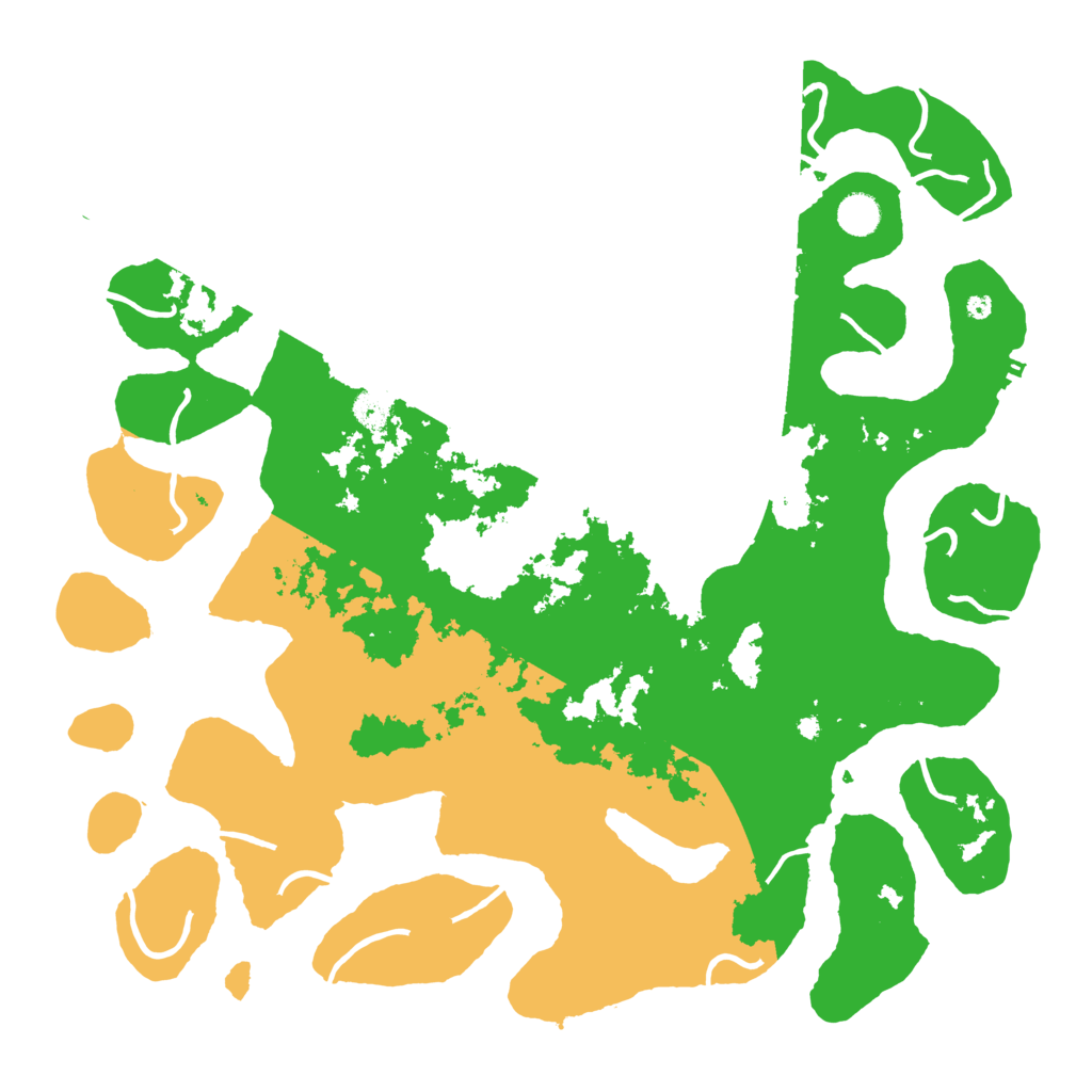 Biome Rust Map: Procedural Map, Size: 4500, Seed: 2847345