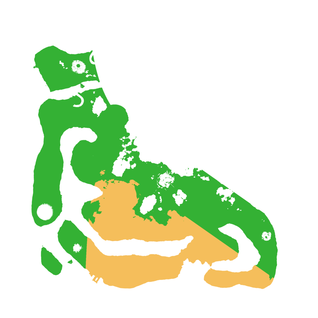 Biome Rust Map: Procedural Map, Size: 3500, Seed: 1214326093