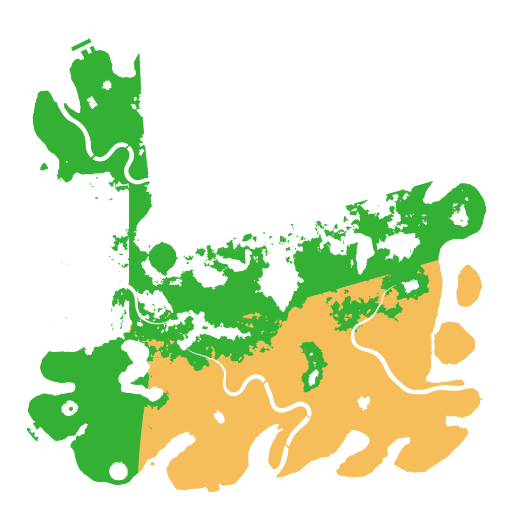 Biome Rust Map: Procedural Map, Size: 5000, Seed: 570