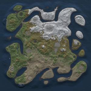 Thumbnail Rust Map: Procedural Map, Size: 4250, Seed: 224328544, 20 Monuments