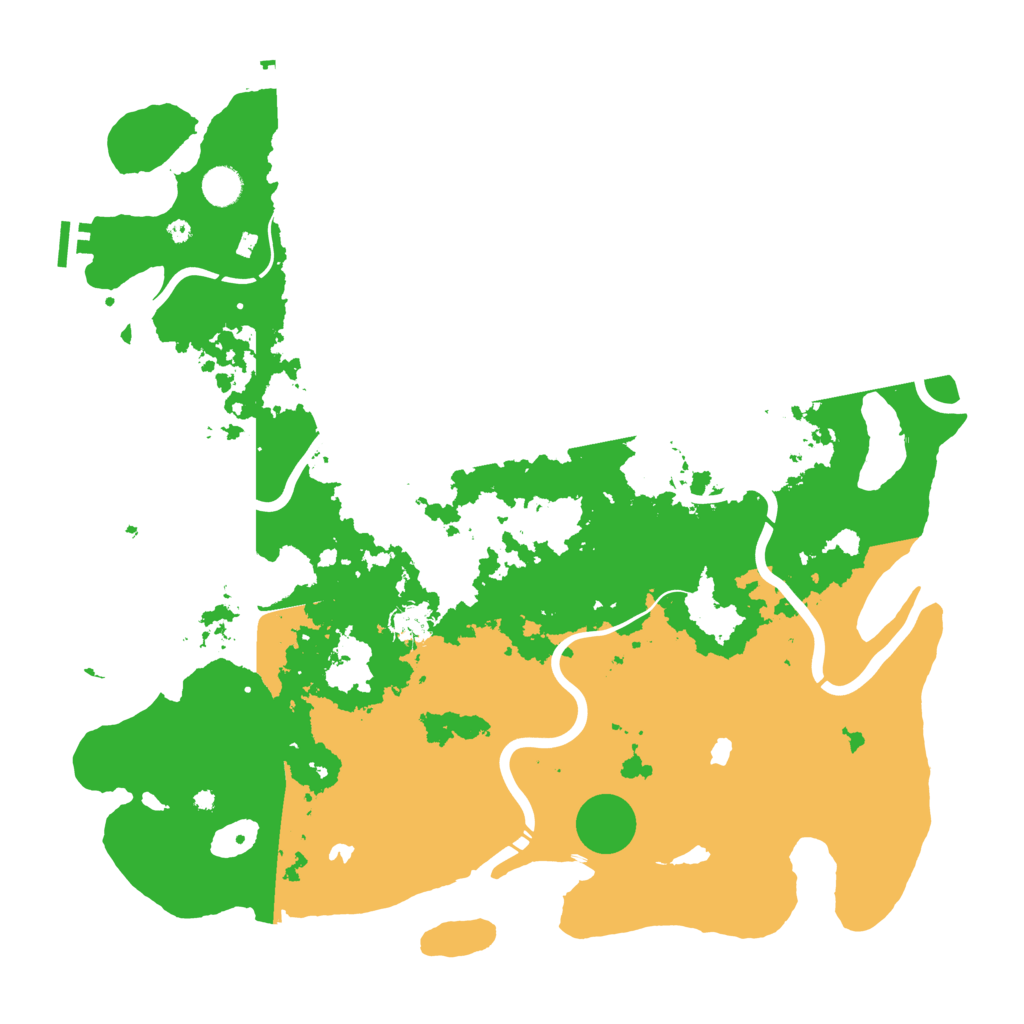 Biome Rust Map: Procedural Map, Size: 4500, Seed: 571055