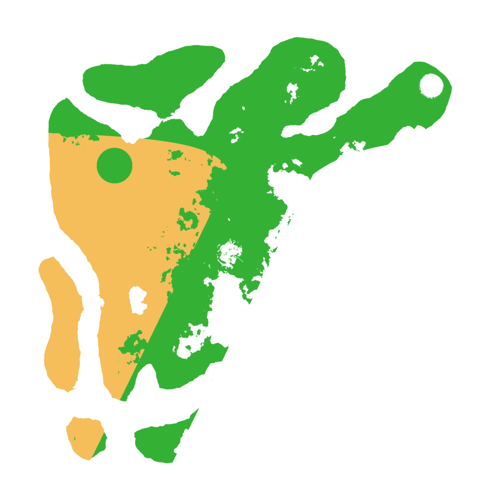 Biome Rust Map: Barren, Size: 3700, Seed: 10