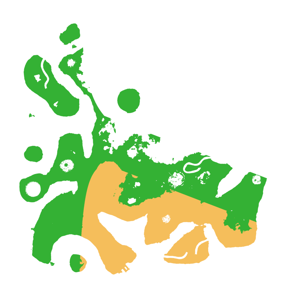 Biome Rust Map: Procedural Map, Size: 3500, Seed: 82061323