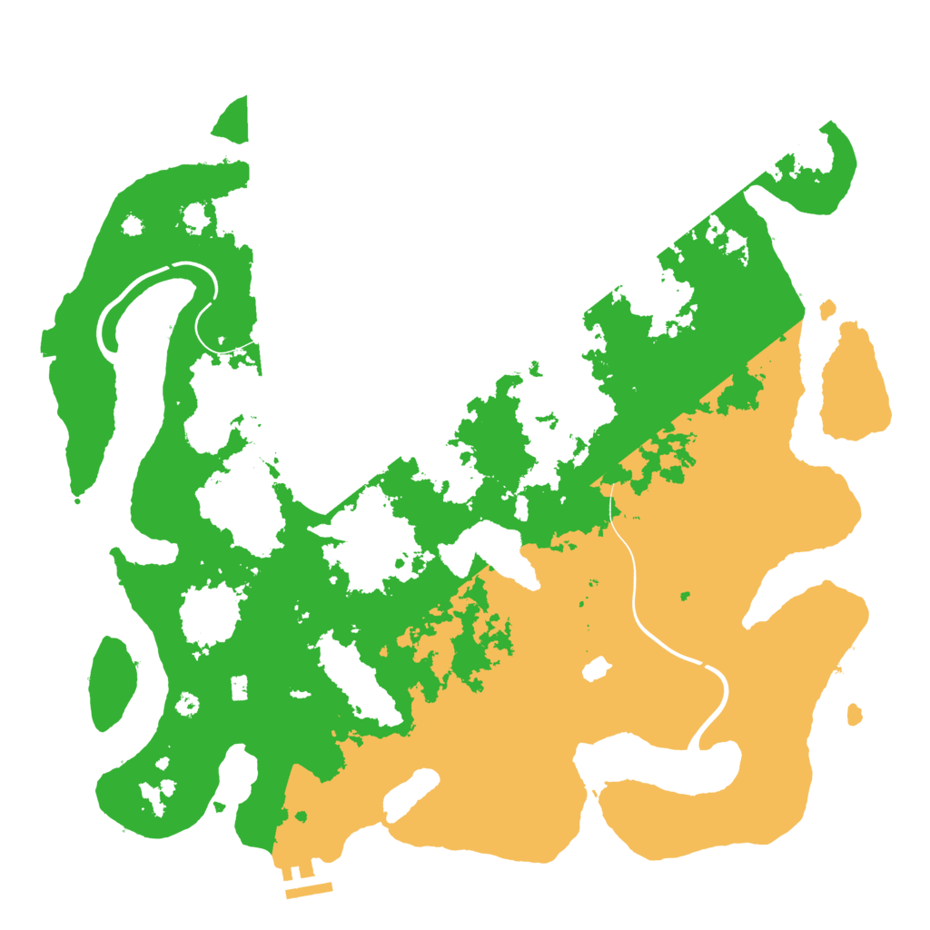 Biome Rust Map: Procedural Map, Size: 4000, Seed: 6379