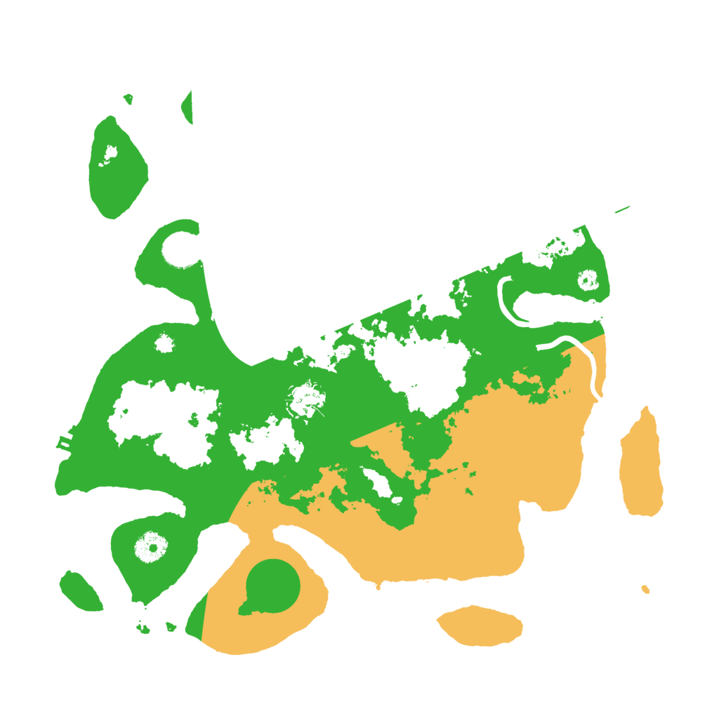 Biome Rust Map: Procedural Map, Size: 3500, Seed: 374686