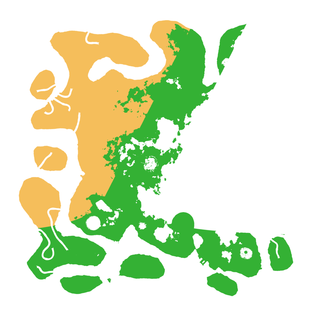 Biome Rust Map: Procedural Map, Size: 3999, Seed: 696969