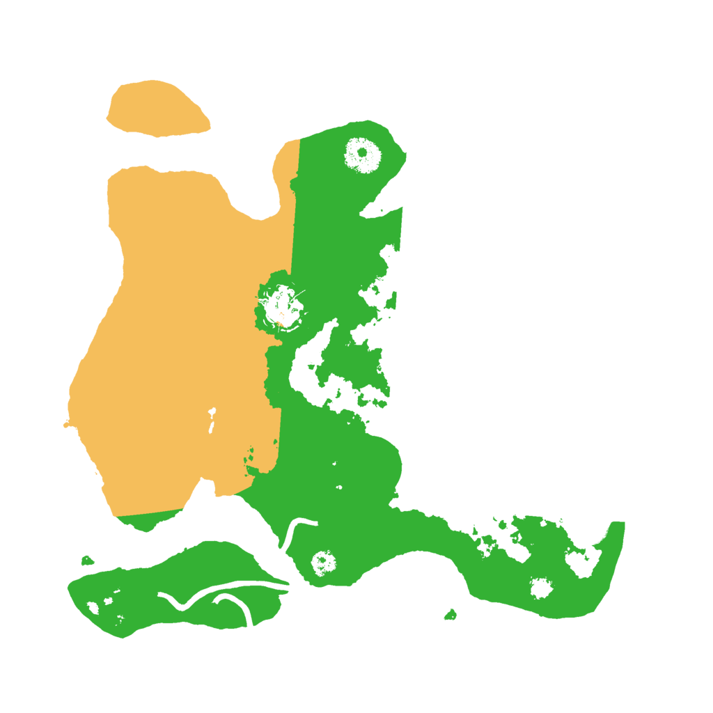 Biome Rust Map: Procedural Map, Size: 3000, Seed: 387543513