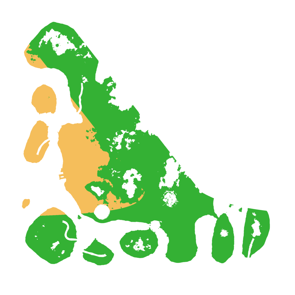Biome Rust Map: Procedural Map, Size: 3600, Seed: 3032022