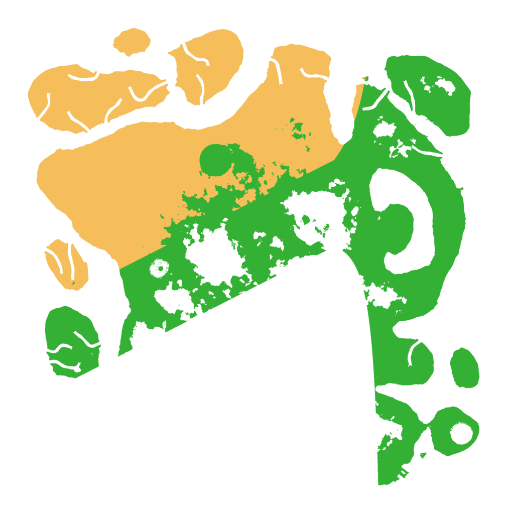 Biome Rust Map: Procedural Map, Size: 4200, Seed: 1000000