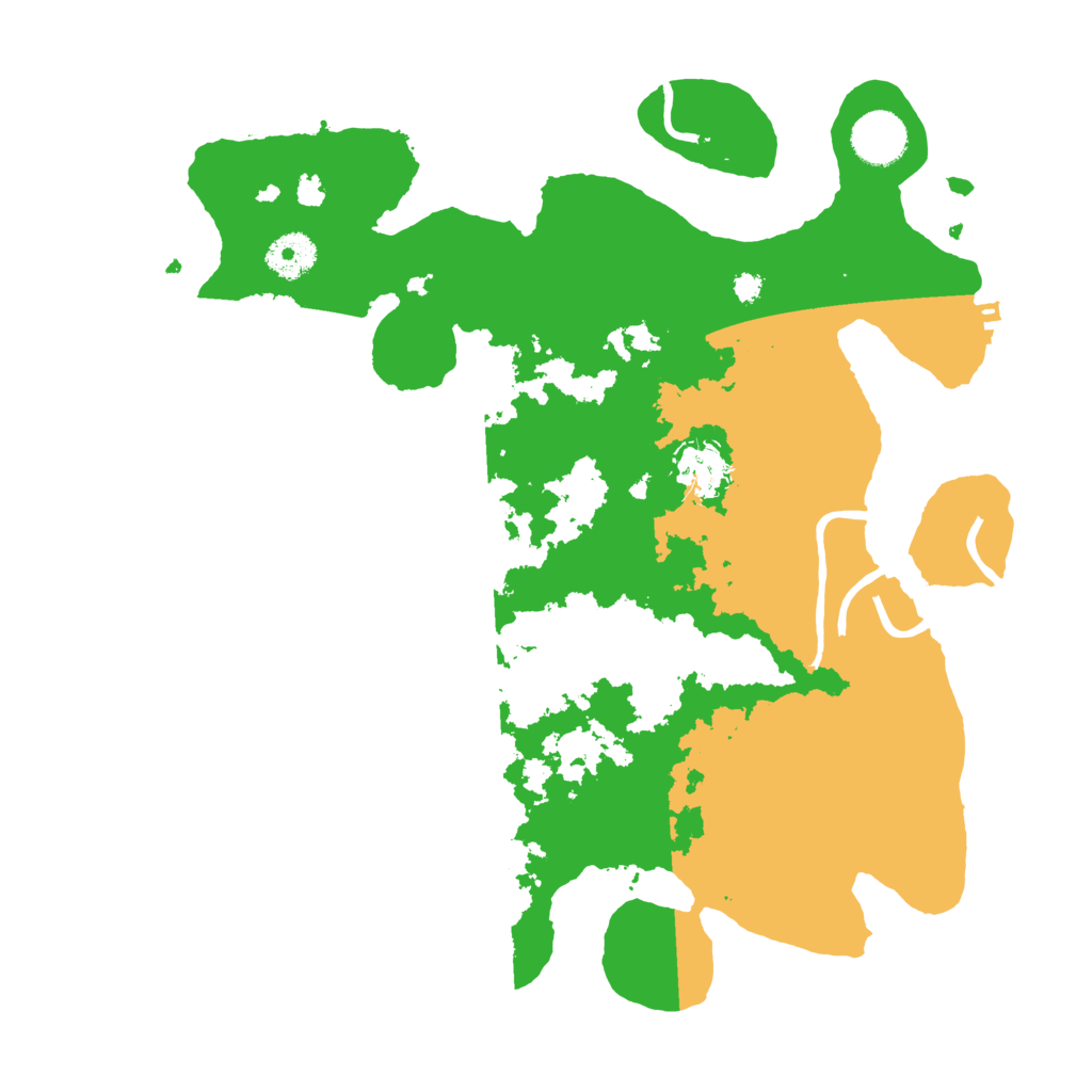 Biome Rust Map: Procedural Map, Size: 3500, Seed: 1799228463